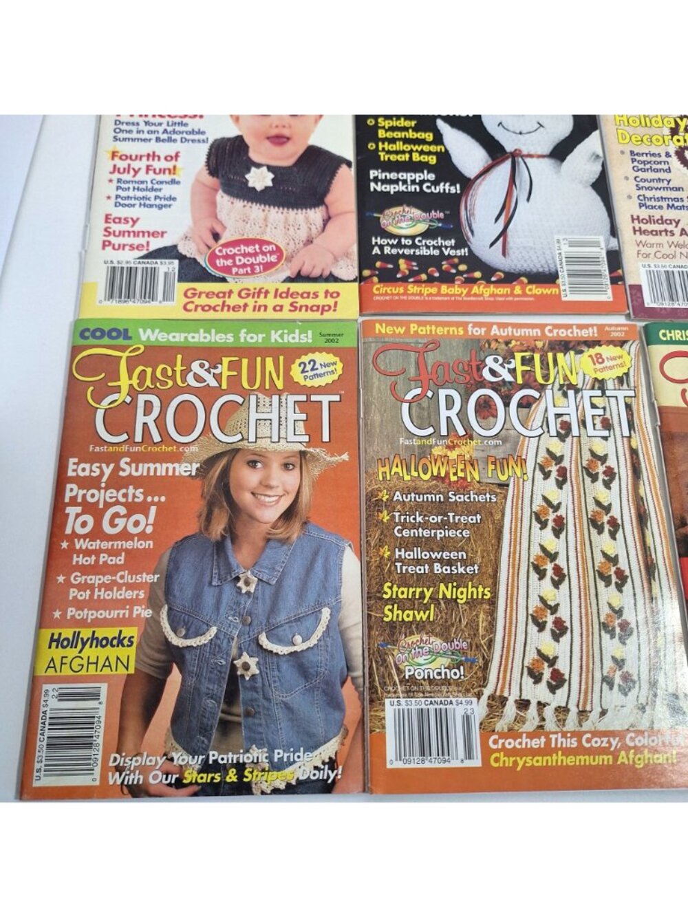 Fast & Fun Crochet 2000- 2002 Magazine Lot Seasonal Patterns Holiday Projects - Picture 5 of 13
